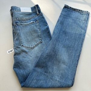 Pistola Jeans Womens 27 High Rise Blue Distressed